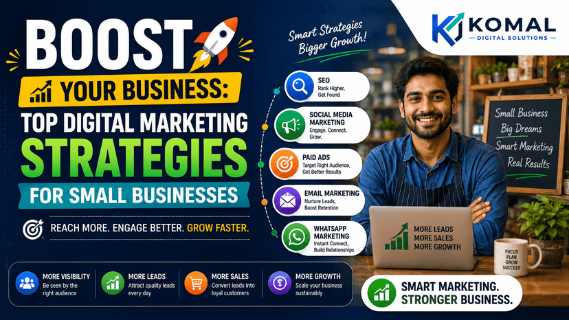 Boost Your Business: Top Digital Marketing Strategies for Small Businesses
