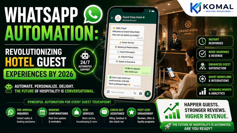 WhatsApp Automation: Revolutionizing Hotel Guest Experiences by 2026